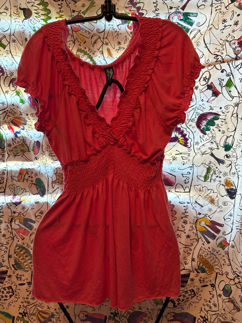 Peasant style top